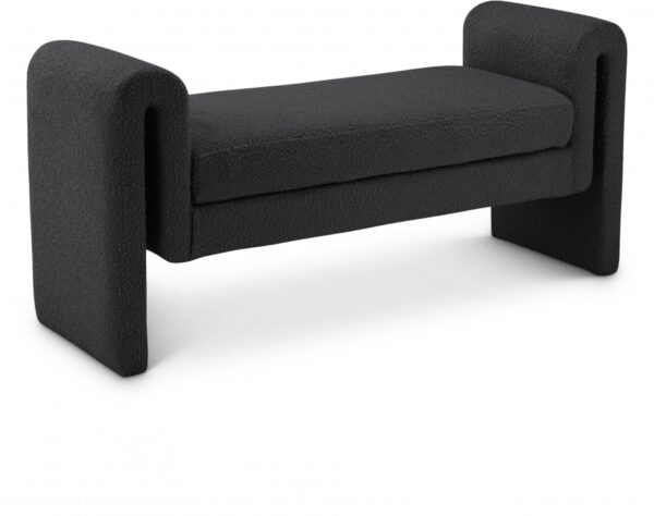 Stylus 51" Boucle Fabric Upholstered Bench