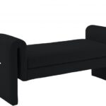 Stylus 51" Boucle Fabric Upholstered Bench