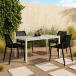 Mykonos Plastic Outdoor Patio Dining Chair