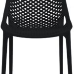 Mykonos Plastic Outdoor Patio Dining Chair