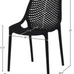 Mykonos Plastic Outdoor Patio Dining Chair