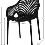 Mykonos Plastic Outdoor Patio Dining Chair