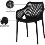 Mykonos Plastic Outdoor Patio Dining Chair