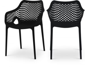Mykonos Plastic Outdoor Patio Dining Chair