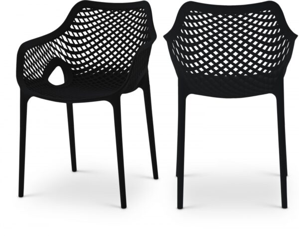 Mykonos Plastic Outdoor Patio Dining Chair