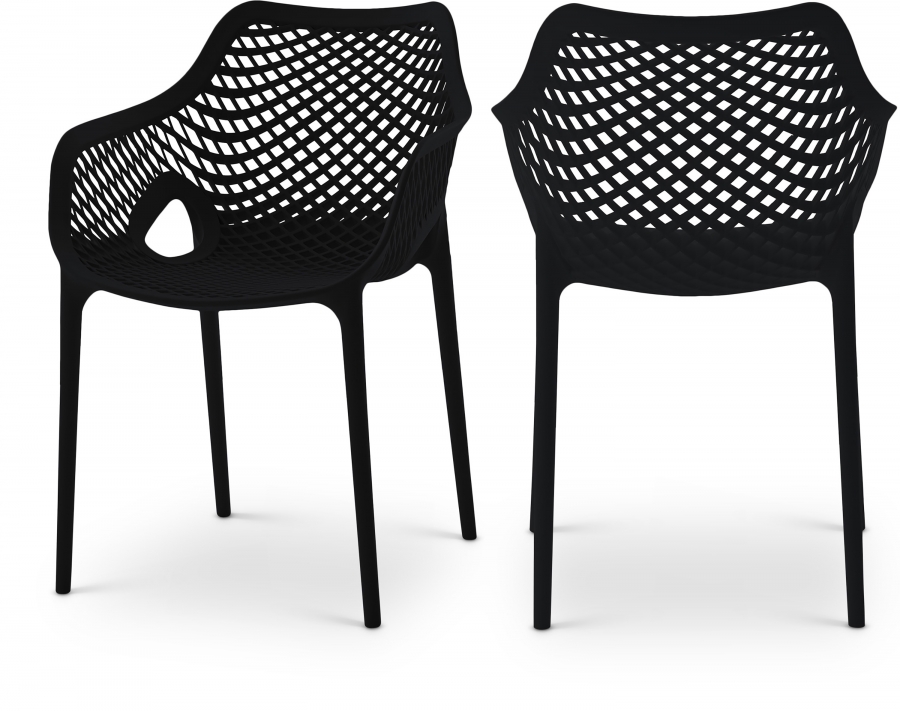 Mykonos Plastic Outdoor Patio Dining Chair