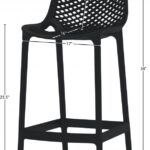 Mykonos Plastic Outdoor Patio Stools