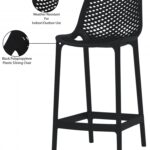 Mykonos Plastic Outdoor Patio Stools