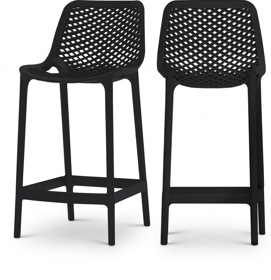 Mykonos Plastic Outdoor Patio Stools
