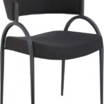 Privet Linen Textured Fabric Upholstered Dining Chair