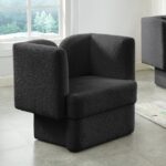 Marcel Boucle Fabric Upholstered Chair