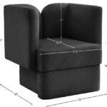Marcel Boucle Fabric Upholstered Chair
