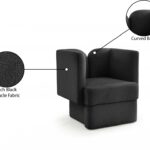 Marcel Boucle Fabric Upholstered Chair