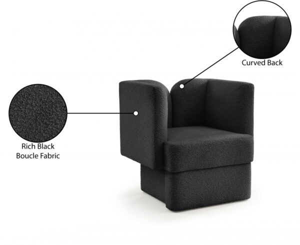 Marcel Boucle Fabric Upholstered Chair