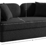 Marcel 68" Boucle Fabric Upholstered Loveseat