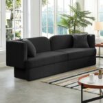 Marcel 91" Boucle Fabric Upholstered Sofa