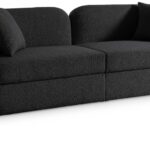Marcel 91" Boucle Fabric Upholstered Sofa