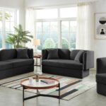 Marcel 91" Boucle Fabric Upholstered Sofa
