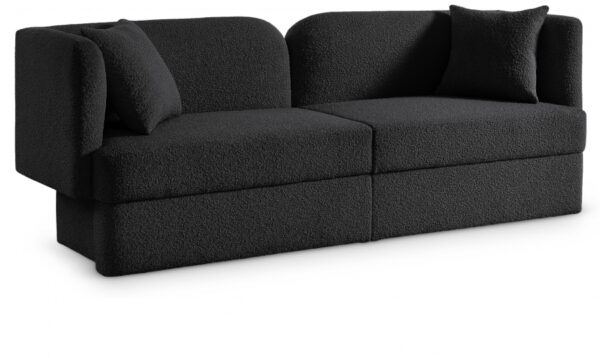 Marcel 91" Boucle Fabric Upholstered Sofa