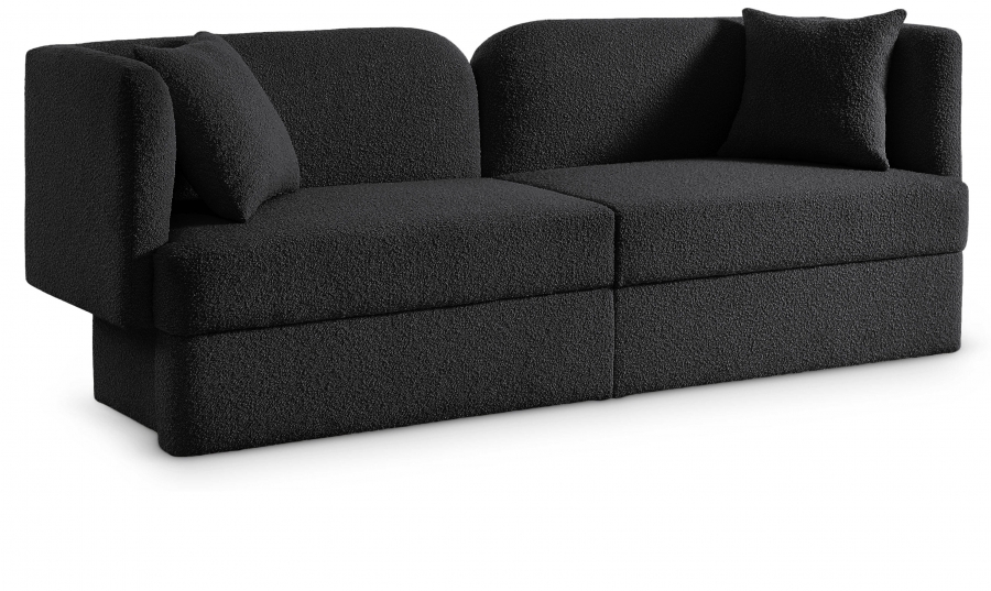 Marcel 91" Boucle Fabric Upholstered Sofa