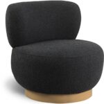 Calais Boucle Fabric Upholstered Accent Chair