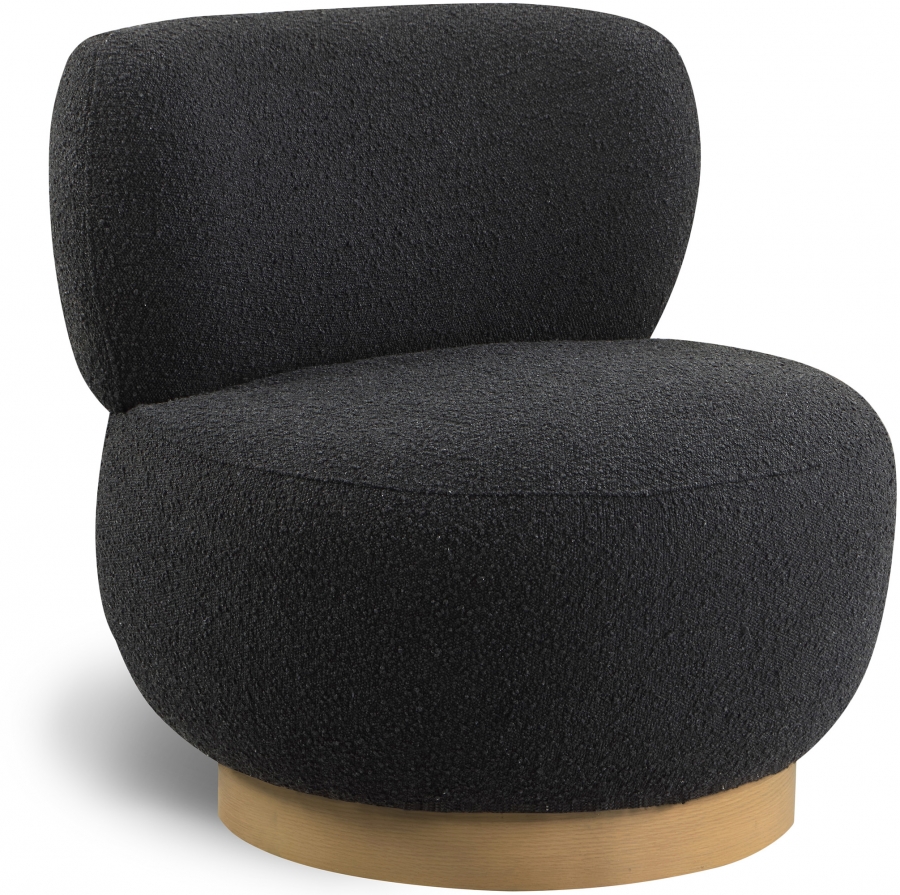 Calais Boucle Fabric Upholstered Accent Chair