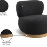 Calais Boucle Fabric Upholstered Accent Chair