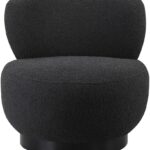 Calais Boucle Fabric Upholstered Accent Chair
