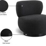 Calais Boucle Fabric Upholstered Accent Chair