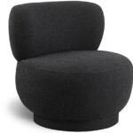Calais Boucle Fabric Upholstered Accent Chair