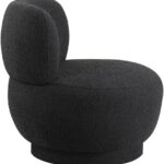 Calais Boucle Fabric Upholstered Accent Chair