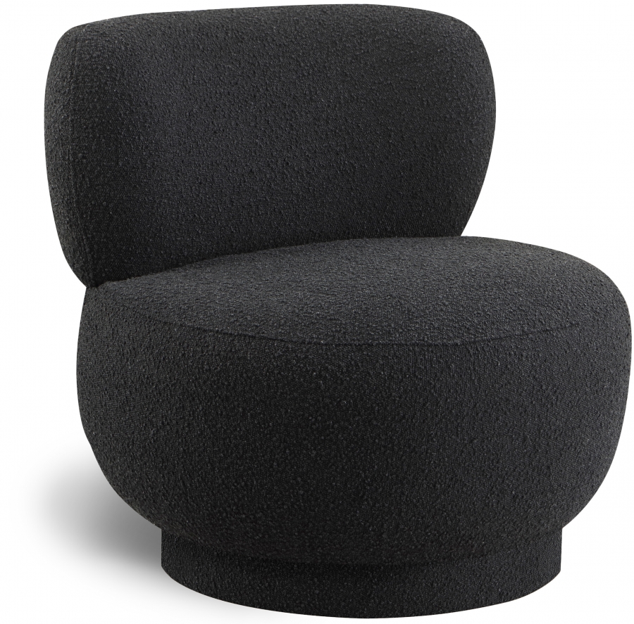 Calais Boucle Fabric Upholstered Accent Chair