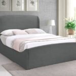 Tess Velvet Upholstered Bed