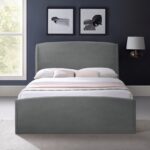 Tess Velvet Upholstered Bed
