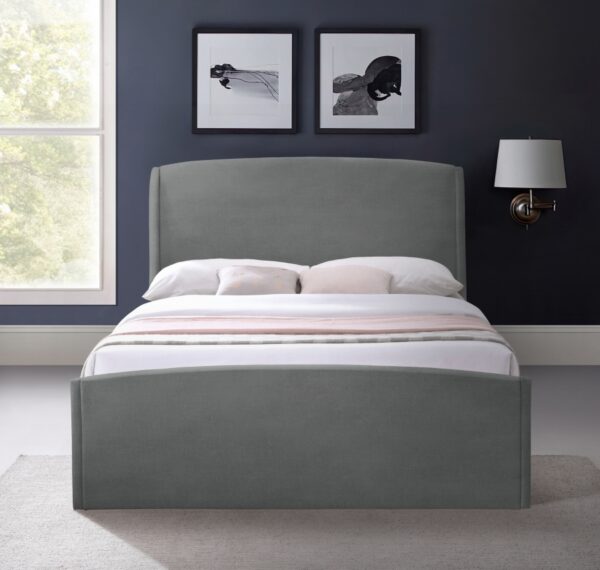 Tess Velvet Upholstered Bed