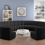 Infinity 178" Boucle Fabric Upholstered 11pc. Modular Sectional