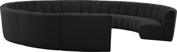 Infinity 178" Boucle Fabric Upholstered 11pc. Modular Sectional