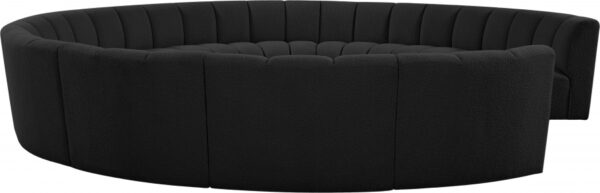Infinity 178" Boucle Fabric Upholstered 11pc. Modular Sectional