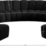 Infinity 178" Boucle Fabric Upholstered 11pc. Modular Sectional