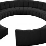 Infinity 178" Boucle Fabric Upholstered 12pc. Modular Sectional