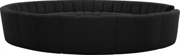 Infinity 178" Boucle Fabric Upholstered 12pc. Modular Sectional