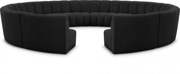 Infinity 178" Boucle Fabric Upholstered 12pc. Modular Sectional