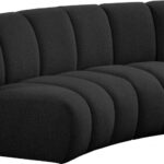Infinity 83" Boucle Fabric Upholstered 2pc. Modular Sectional