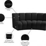 Infinity 83" Boucle Fabric Upholstered 2pc. Modular Sectional