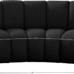 Infinity 119" Boucle Fabric Upholstered 3pc. Modular Sectional