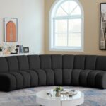 Infinity 148" Boucle Fabric Upholstered 4pc. Modular Sectional