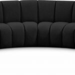 Infinity 148" Boucle Fabric Upholstered 4pc. Modular Sectional