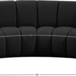 Infinity 148" Boucle Fabric Upholstered 4pc. Modular Sectional