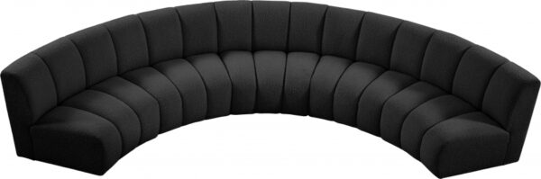 Infinity 167" Boucle Fabric Upholstered 5pc. Modular Sectional