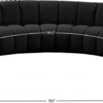 Infinity 178" Boucle Fabric Upholstered 7pc. Modular Sectional